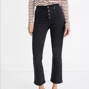 Madewell Cali Demi-Boot Jeans in Bellspring Wash: Button-Front Edition